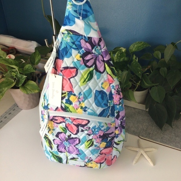 Vera Bradley Marian Floral Essential Sling Backpack main image 8